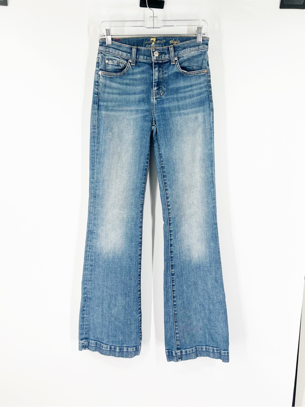 7FAM 7 for All Mankind Dojo Mid-Rise Flare Jeans
